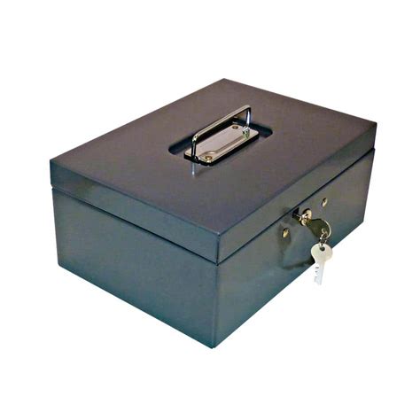 steel storage box with hinged locking lids|small metal lockable storage boxes.